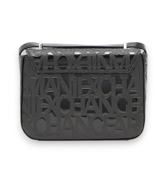 A|X Armani Exchange Sac à bandoulière imprimé d'un logo noir