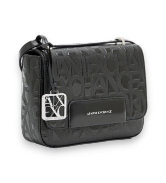 A|X Armani Exchange Sac à bandoulière imprimé d'un logo noir