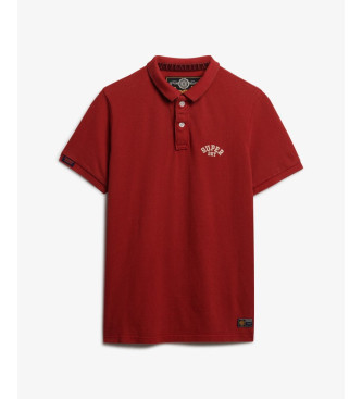 Superdry Vintage röd polotröja