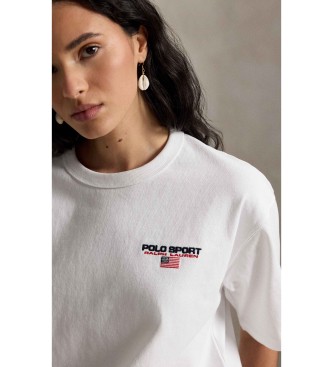 Polo Ralph Lauren Polo Sport T-shirt weiß Relaxed Fit Strickhemd