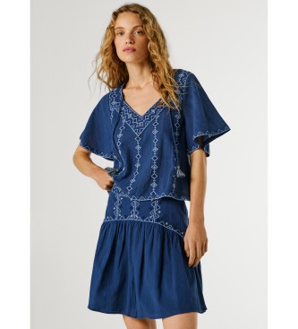 Pepe Jeans Saia Denver azul-marinho