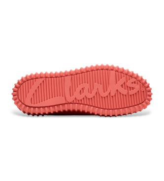 Clarks Torhill Bee skor i korallfärgat läder