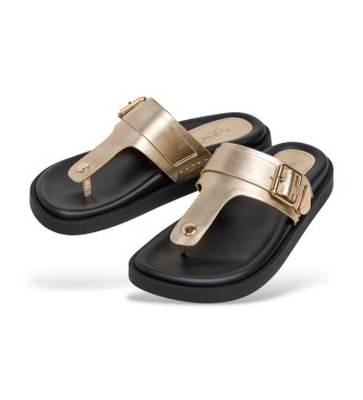 Pepe Jeans Sandálias Sade Urban douradas