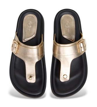 Pepe Jeans Sandálias Sade Urban douradas