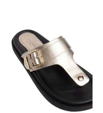 Pepe Jeans Sandálias Sade Urban douradas