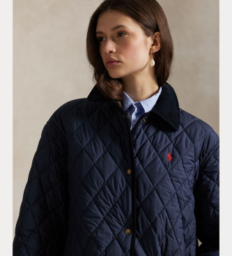Polo Ralph Lauren Casaco de campo acolchoado azul-marinho