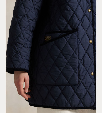 Polo Ralph Lauren Casaco de campo acolchoado azul-marinho