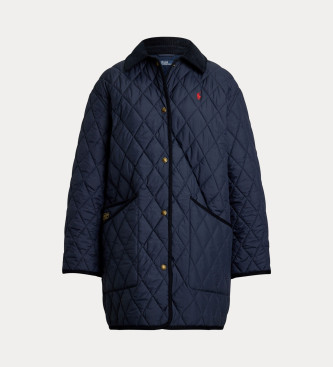 Polo Ralph Lauren Casaco de campo acolchoado azul-marinho
