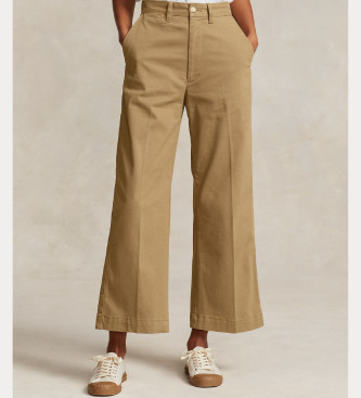 Polo Ralph Lauren Brown Wide Leg Chino Trousers