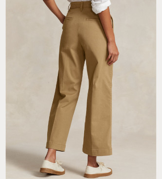 Polo Ralph Lauren Brown Wide Leg Chino Trousers