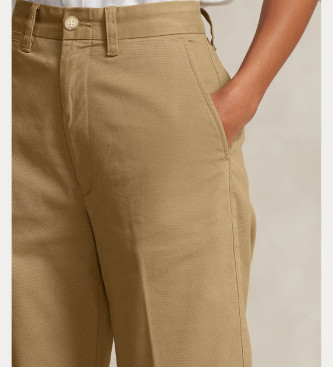 Polo Ralph Lauren Brown Wide Leg Chino Trousers