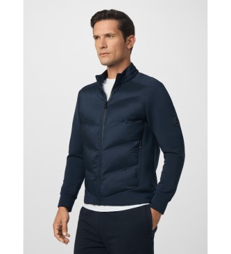 Hackett London Sonic Hybrid-jakke marineblå