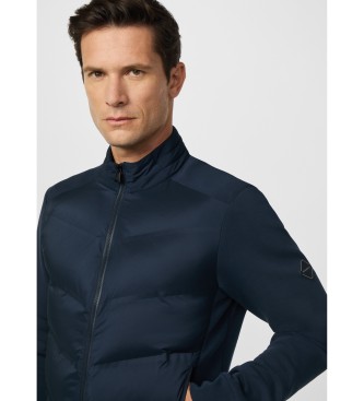 Hackett London Sonic Hybrid-jakke marineblå