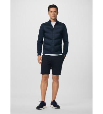 Hackett London Sonic Hybrid-jakke marineblå