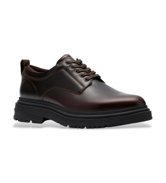 Clarks Badbury Veterschoenen Bruin