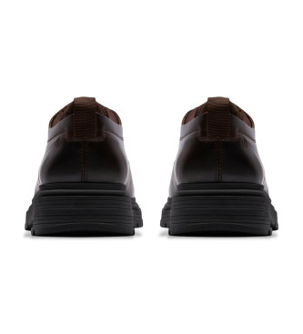 Clarks Badbury Veterschoenen Bruin