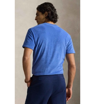 Polo Ralph Lauren Classic Fit Frottee-Strick-T-Shirt blau