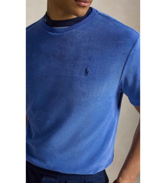 Polo Ralph Lauren Classic Fit Frottee-Strick-T-Shirt blau