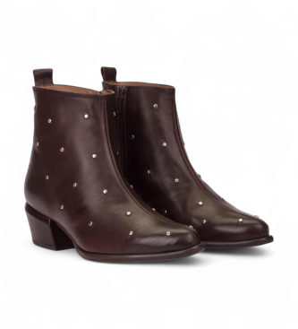 Wonders Bottines en cuir Fei 02 marron