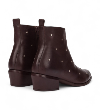 Wonders Bottines en cuir Fei 02 marron