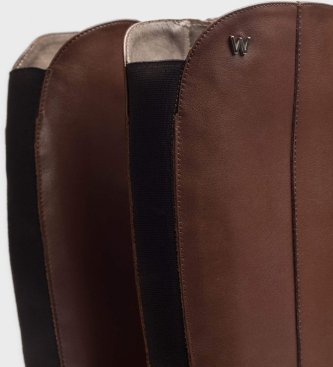 Wonders Stivali in pelle Codigree 70 marrone