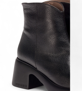 Wonders Bottines en Cuir Flytres 25 noir