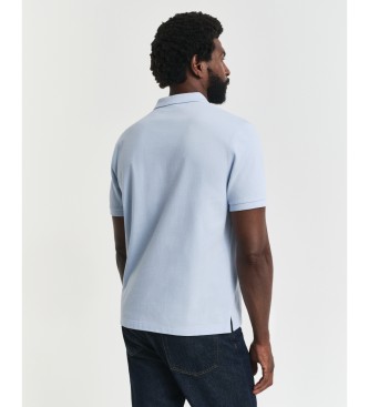 Gant Pólo azul piqué de ajuste regular Shield