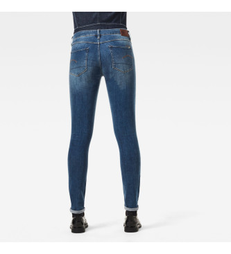 G-Star Jeans 3301 Mid Skinny blauw