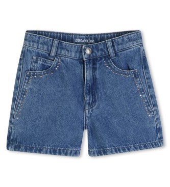 Zadig & Voltaire Shorts Mezclilla azul