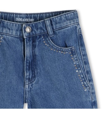 Zadig & Voltaire Shorts Mezclilla azul