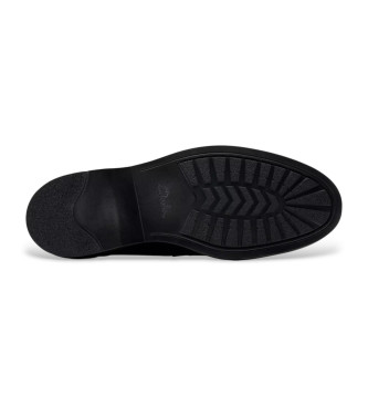 Clarks Aldwin Step leren loafers zwart