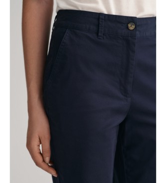 Gant Chino broek Slim Fit marine