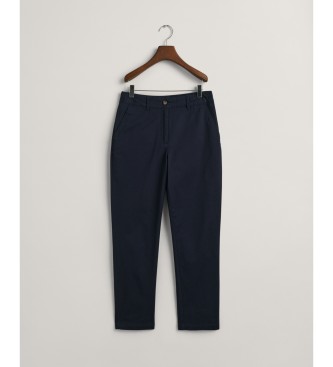 Gant Chino broek Slim Fit marine