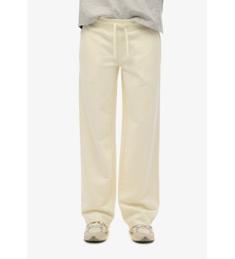 Superdry Studios joggingbukser off white ecru