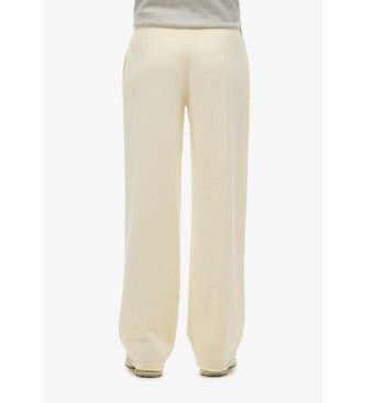 Superdry Studios joggingbukser off white ecru