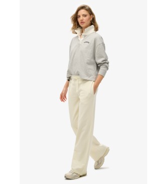 Superdry Studios joggingbukser off white ecru