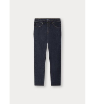 Hackett London Selvedge Rinse denim blauwe jeans