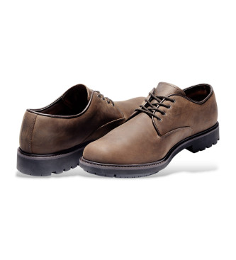 Timberland Stormbucks chaussures en cuir imperméable marron