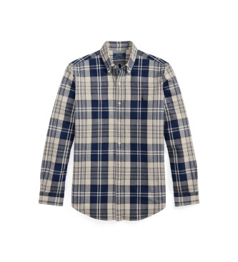 Polo Ralph Lauren Camisa oxford cepillada Custom Fit marino