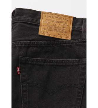 Levi's Jean 555 noir, coupe droite décontractée