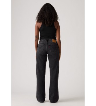 Levi's Jeans neri a vita bassa e larghi