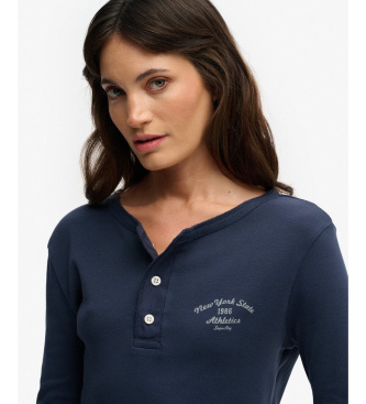 Superdry Koszulka Athletic Down navy