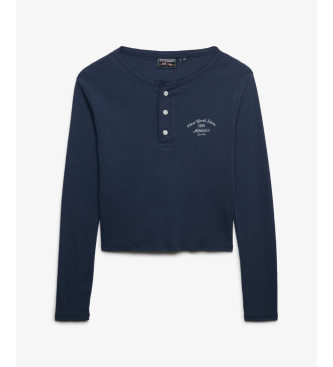 Superdry Koszulka Athletic Down navy