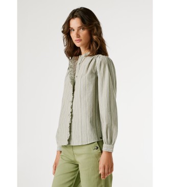 Pepe Jeans Blusa Aliya camisa verde
