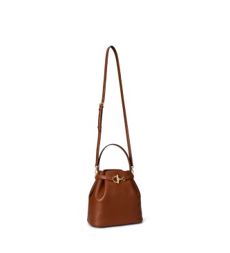 Lauren Ralph Lauren Borsa a secchiello Blaike in pelle marrone medio
