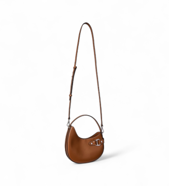 Lauren Ralph Lauren Borsa a tracolla piccola Tasha in pelle marrone