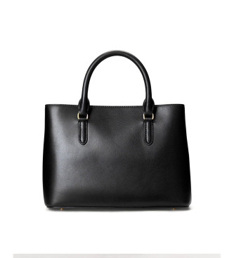 Lauren Ralph Lauren Marcy Satchel Bag i læder, sort