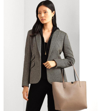 Lauren Ralph Lauren Reversible Tote Medium omkeerbare tas zwart 