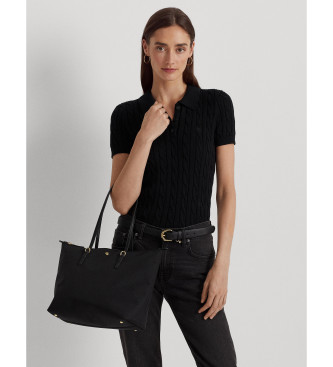 Lauren Ralph Lauren Keaton medium tygväska svart