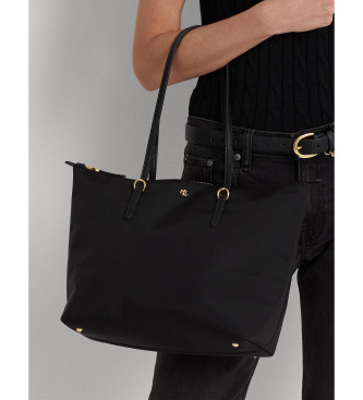 Lauren Ralph Lauren Keaton medium tygväska svart
